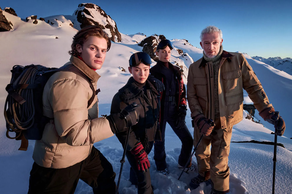 Эмбер Валетта,  в новой звездной кампании Moncler Grenoble