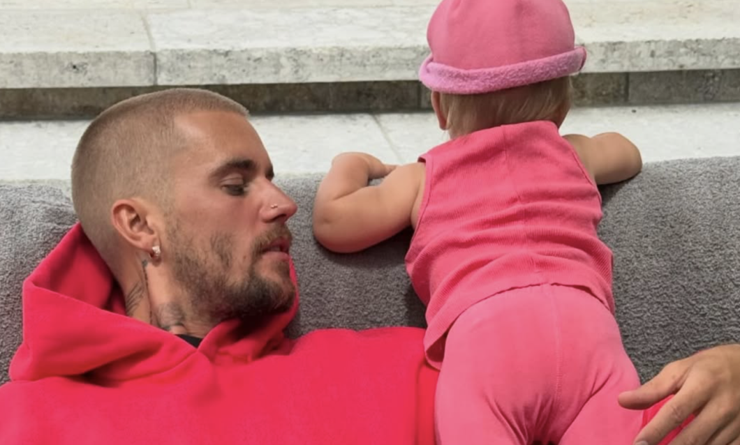 Джастин Бибер с сыном