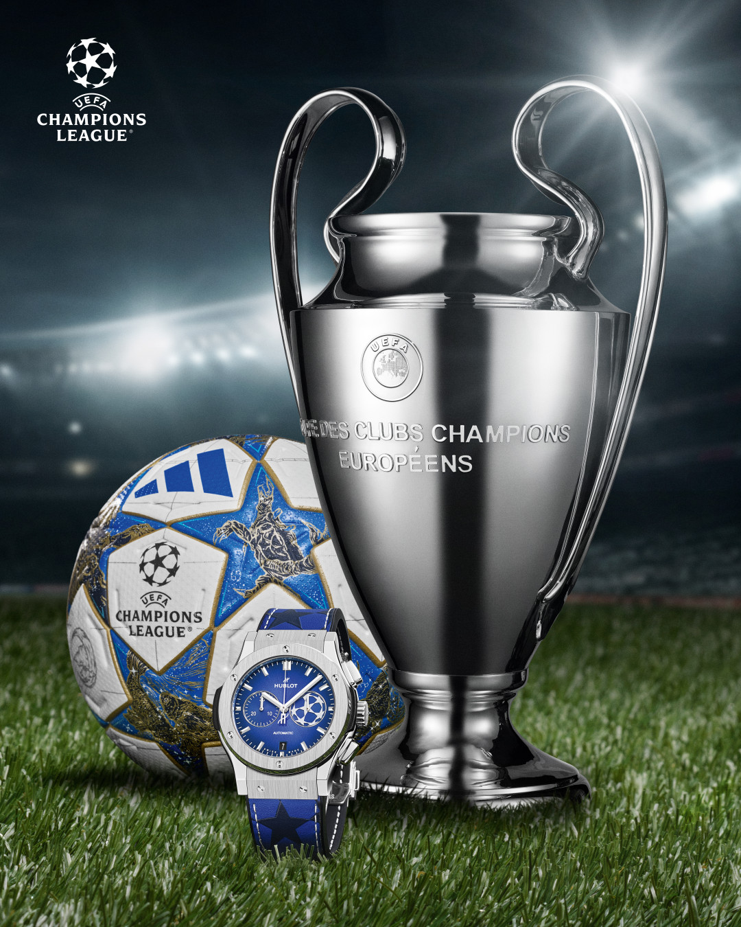 Килиан Мбаппе представил лимитированные часы Hublot в честь 10-летия партнерства с Лигой чемпионов