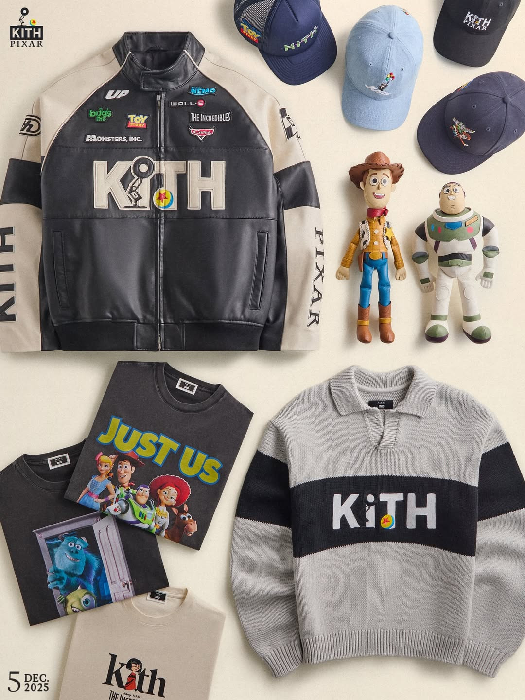 Мотоспорт, Базз Лайтер и ностальгия: Kith анонсировал праздничную коллаборацию с Pixar
