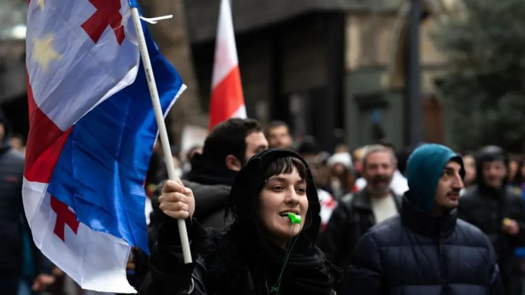Протесты в Грузии