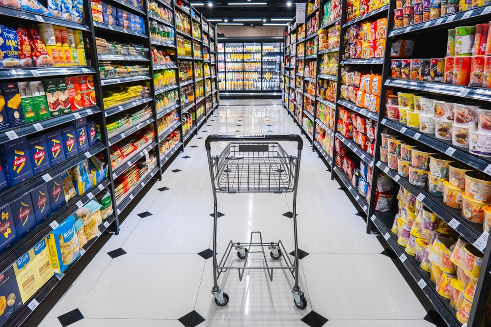 Тележка с продуктами