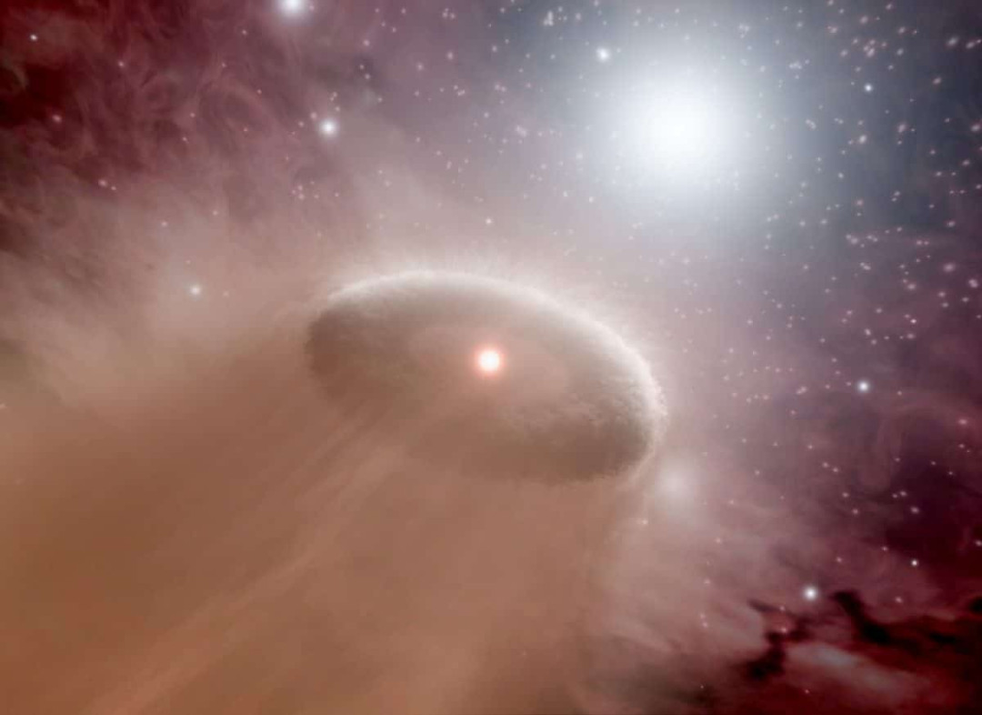 Протопланетный диск в представлении художника / © NASA/JPL-Caltech/T. Pyle (SSC)