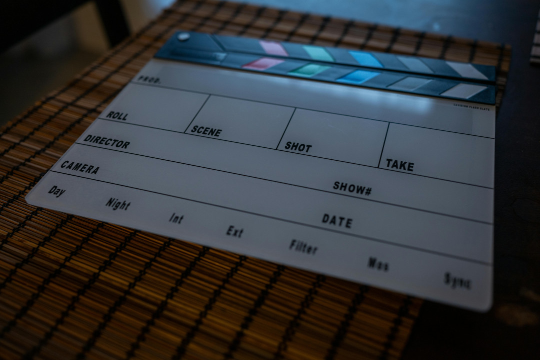 film-clapper-on-bamboo-mat-in-studio-image