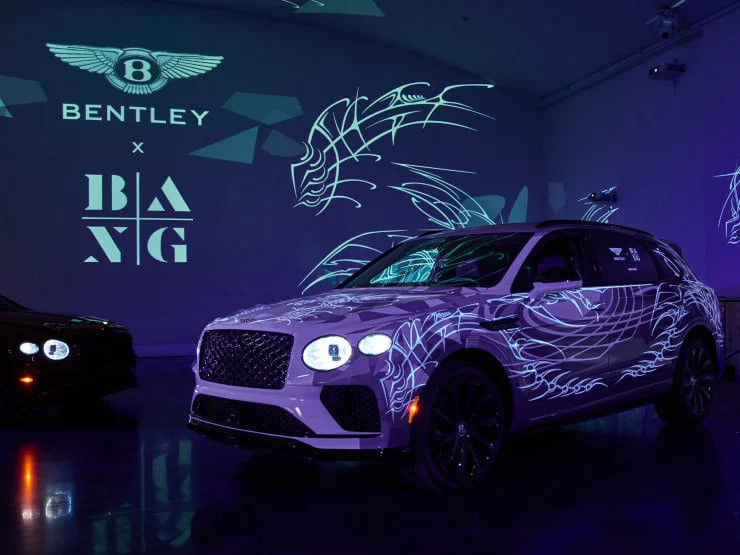 Bentley представила «татуированный» арт-кар с меняющимся дизайном