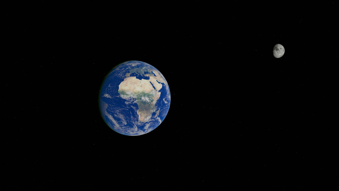 earth-and-moon-in-space-with-africa-in-view-image