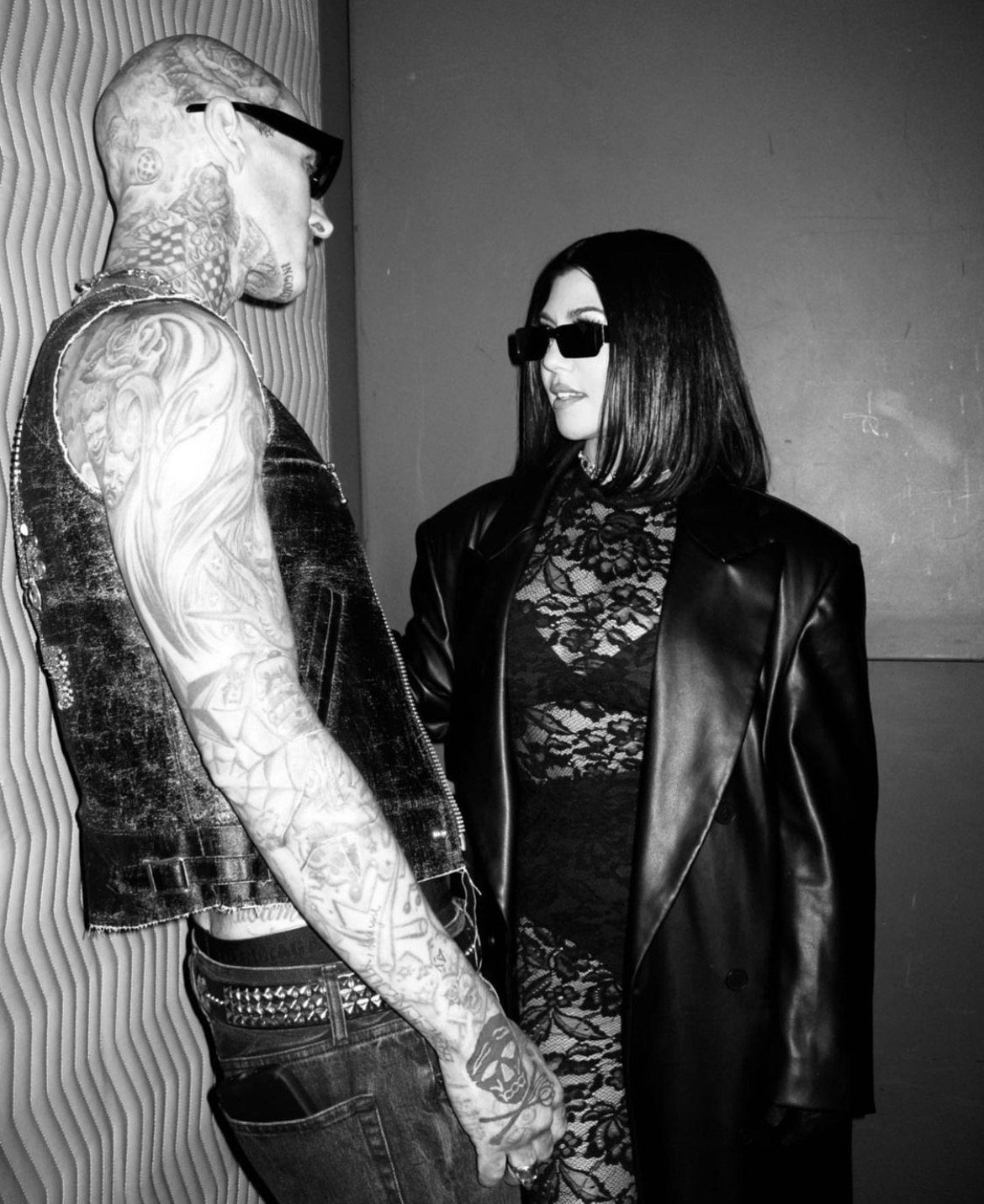 Кортни Кардашьян Трэвис Баркер