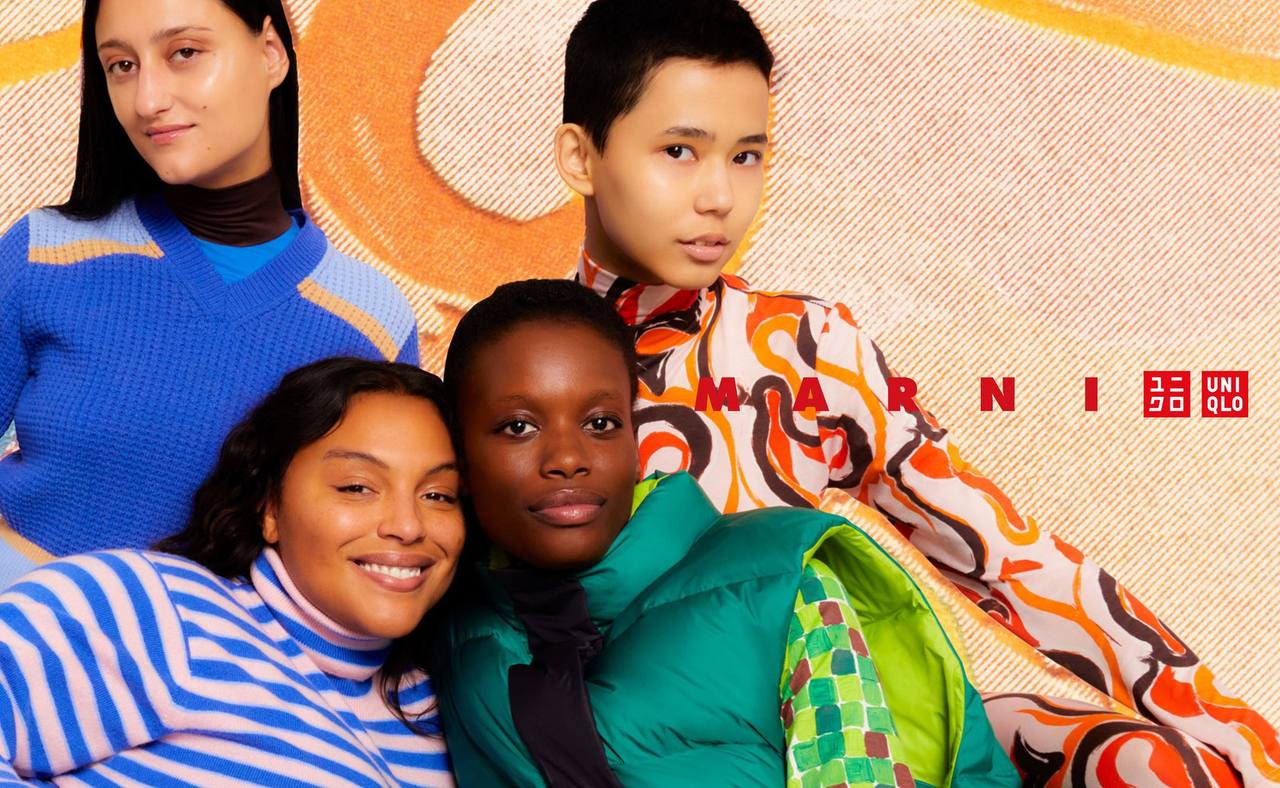 Казахстанская Модель Marni Uniqlo