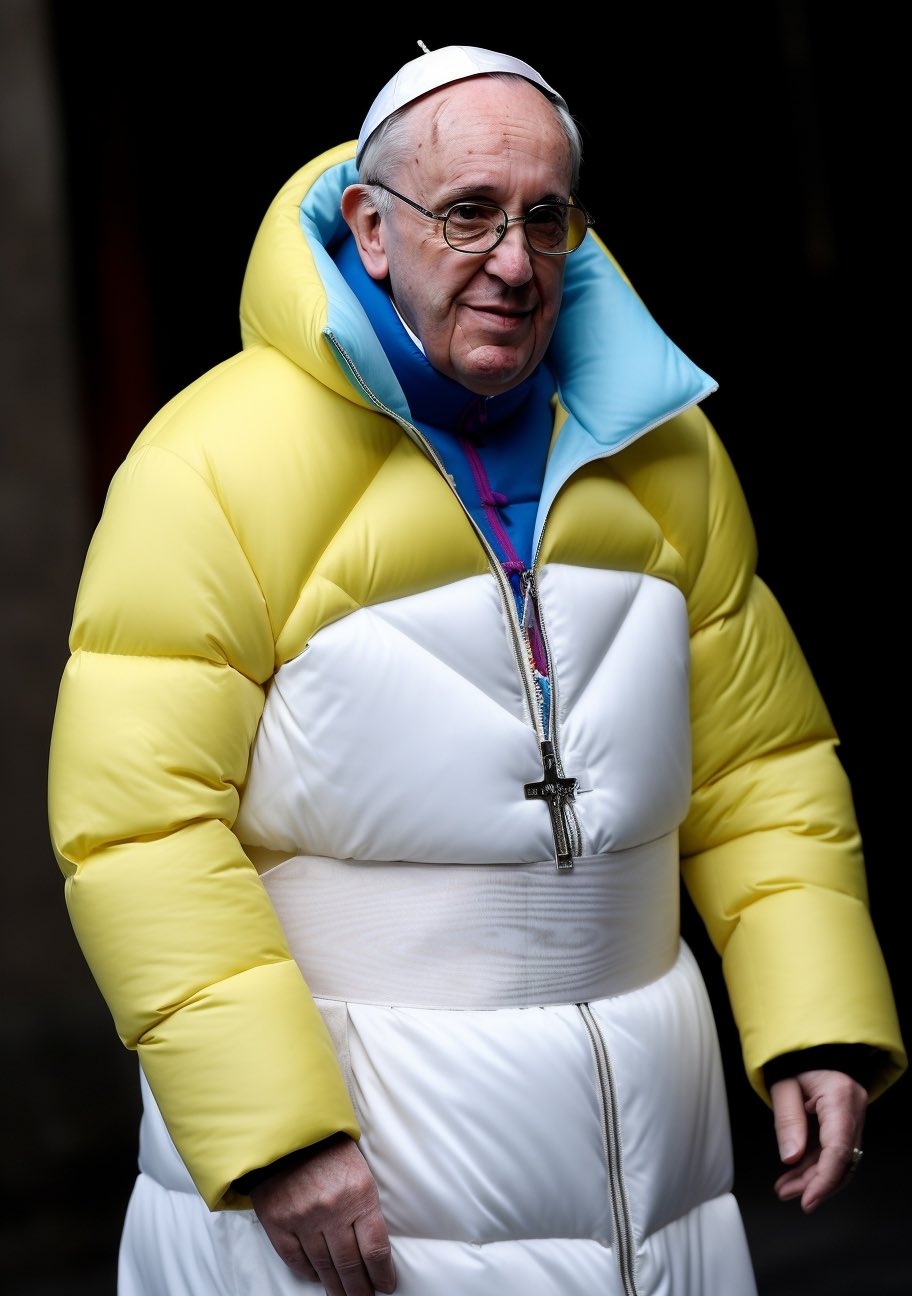 Папа римский Balenciaga