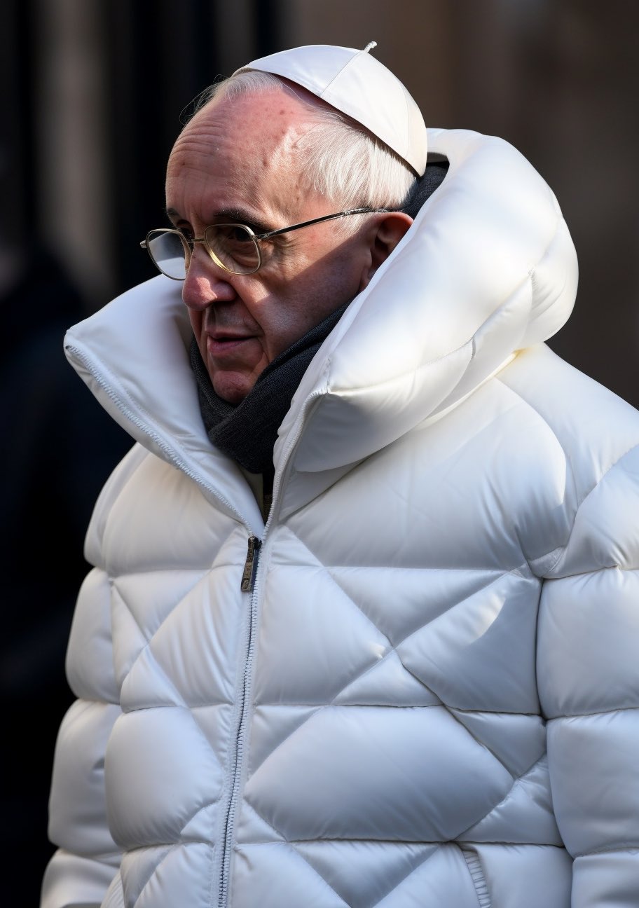 Папа римский Balenciaga