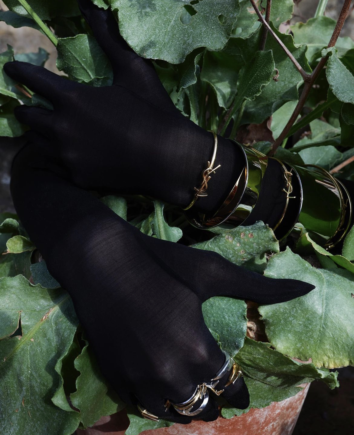 ювелирные украшения Saint Laurent 