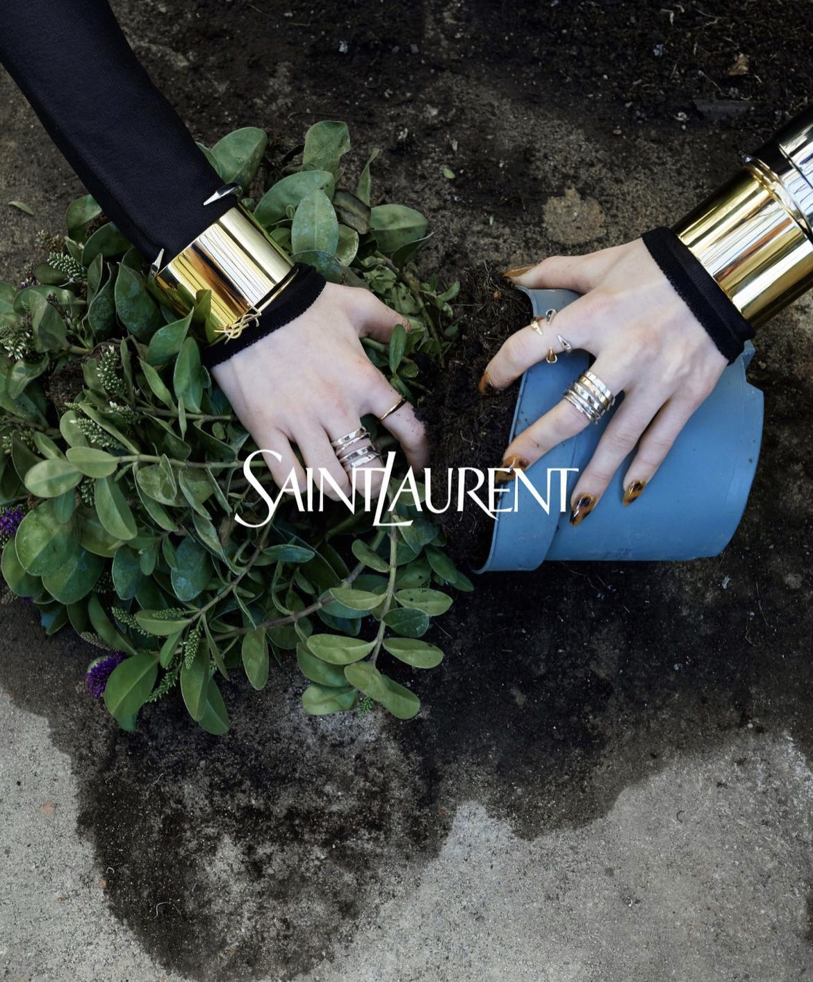ювелирные украшения Saint Laurent 