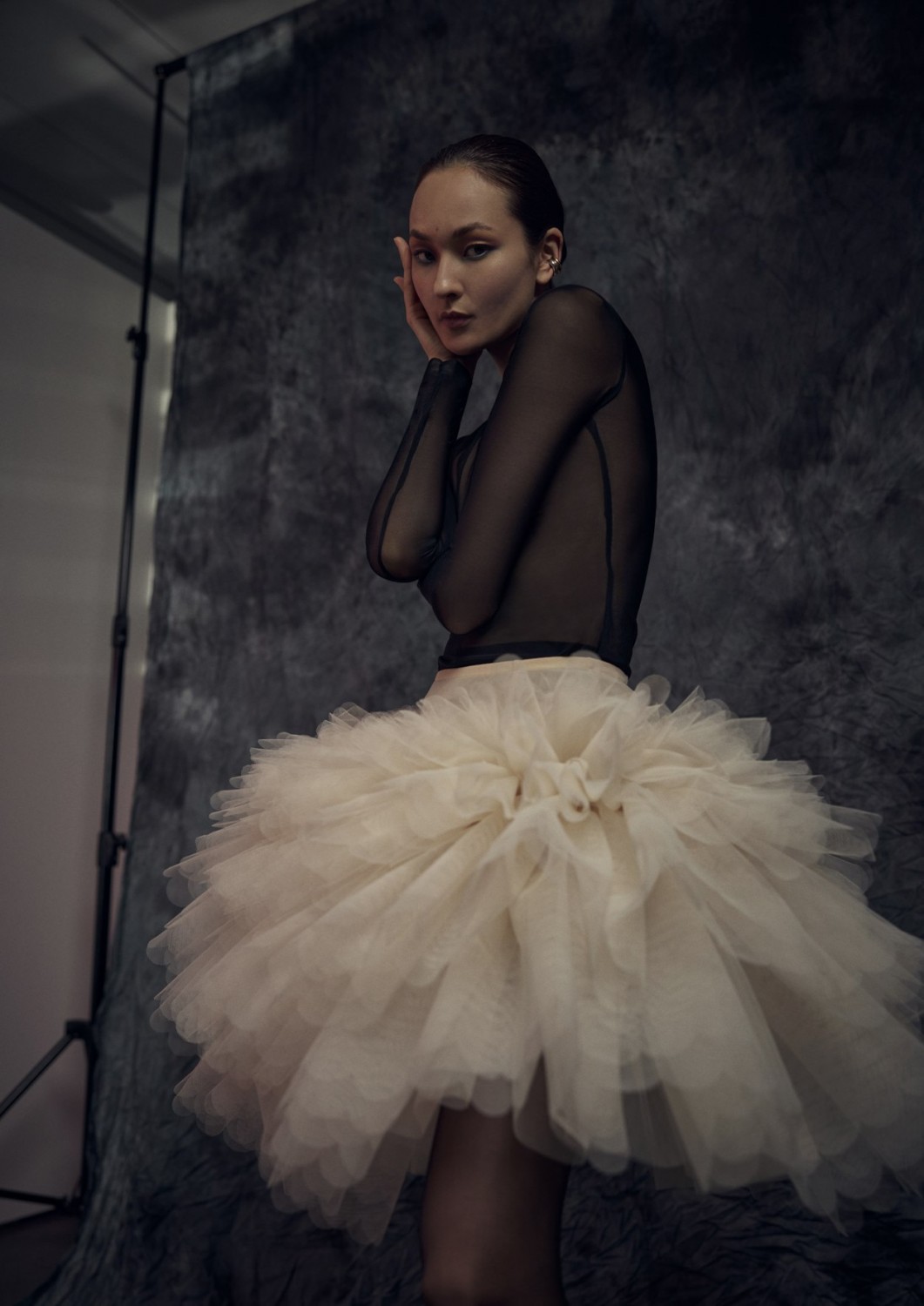 съемка ELLE Kz