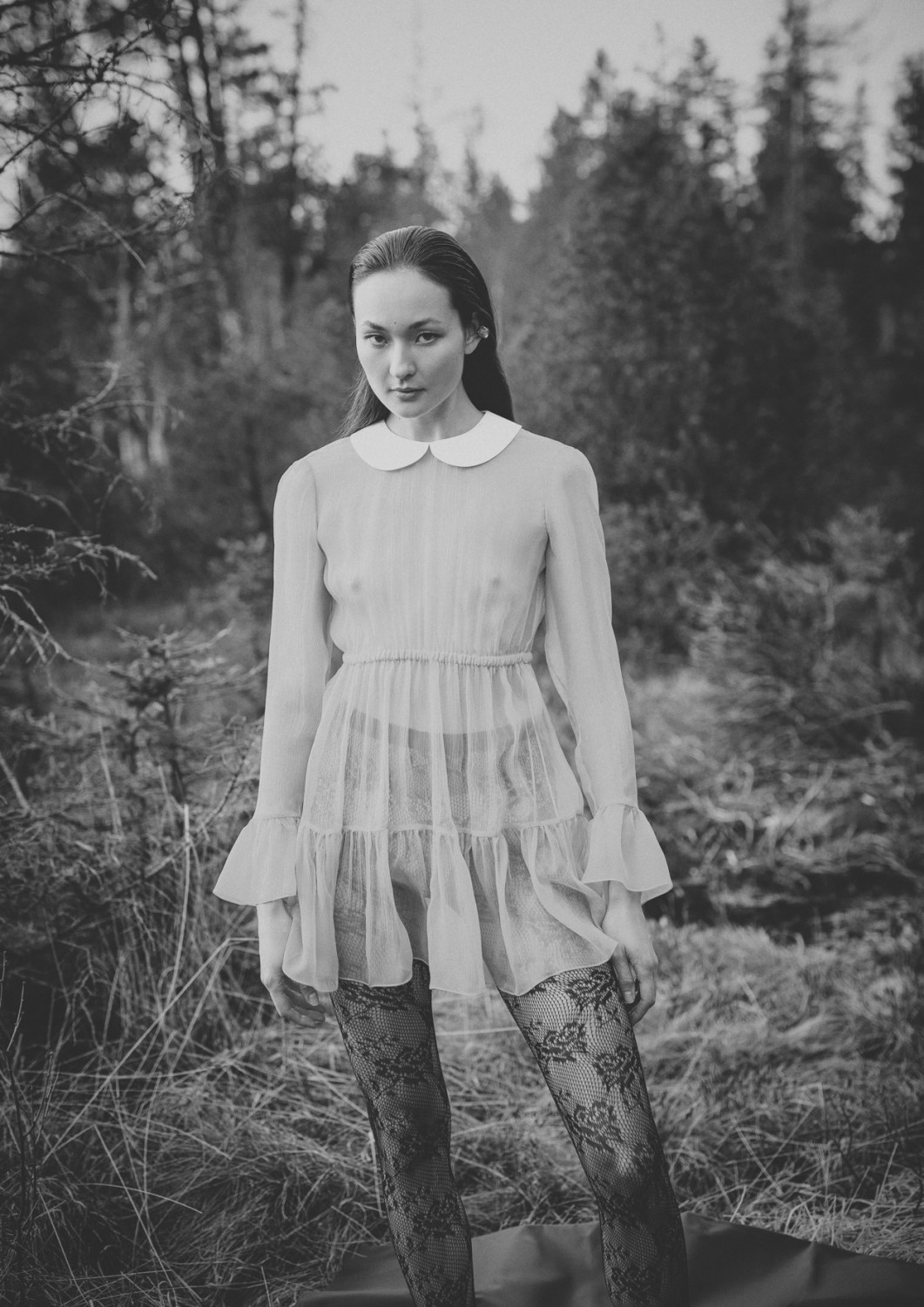 съемка ELLE Kz