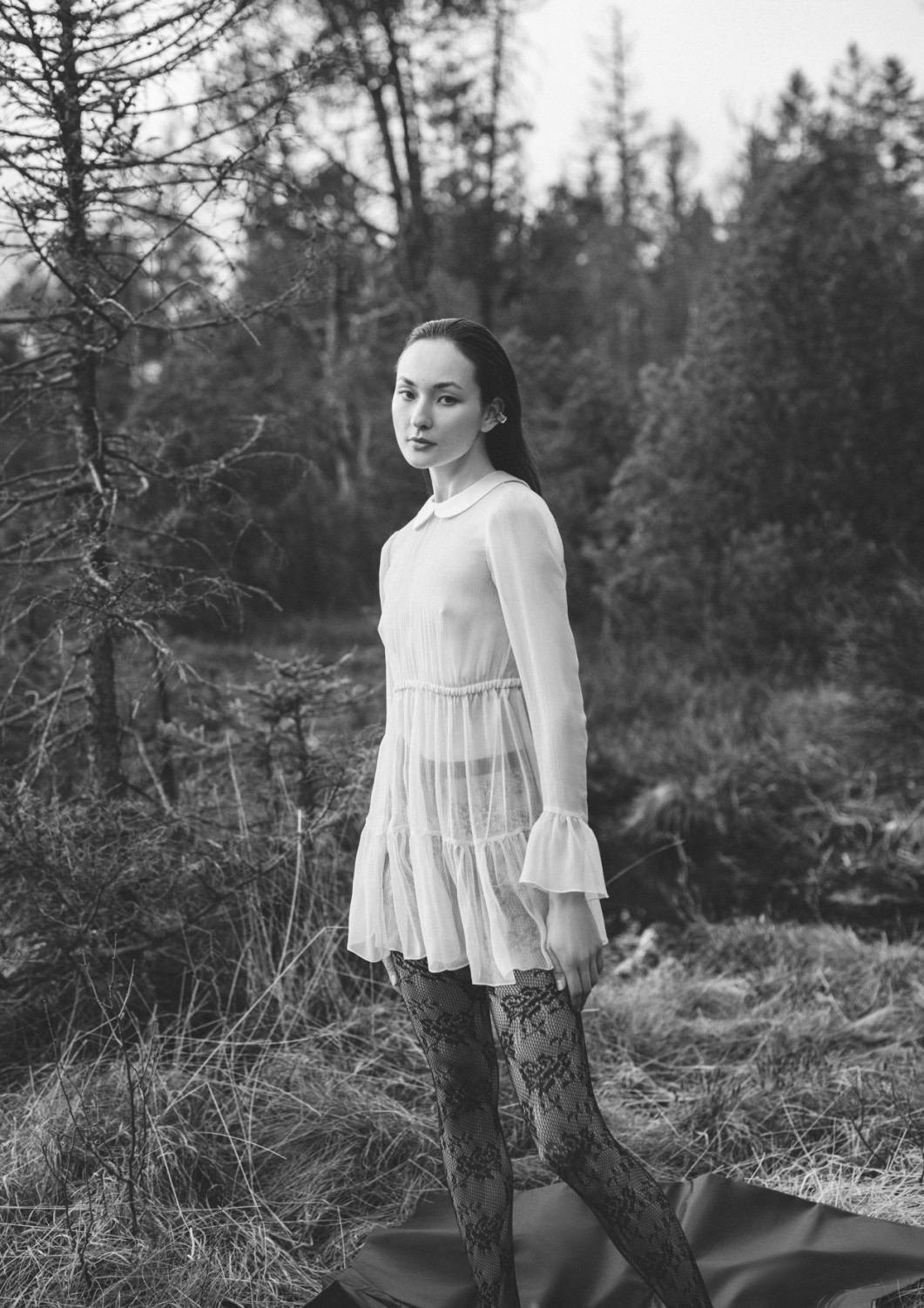 съемка ELLE Kz