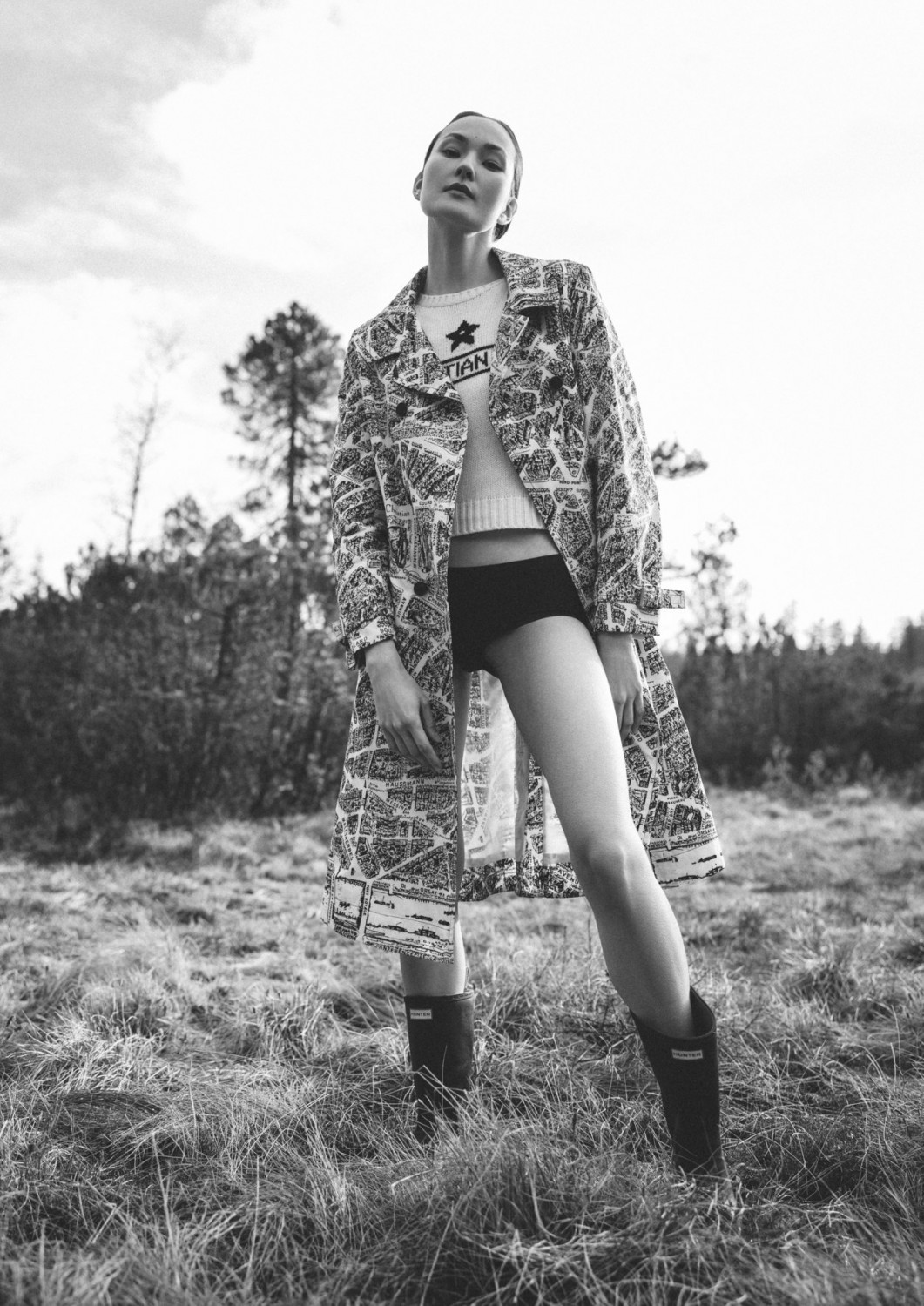 съемка ELLE Kz