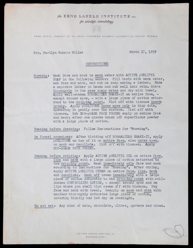 Мэрилин Монро дерматолог