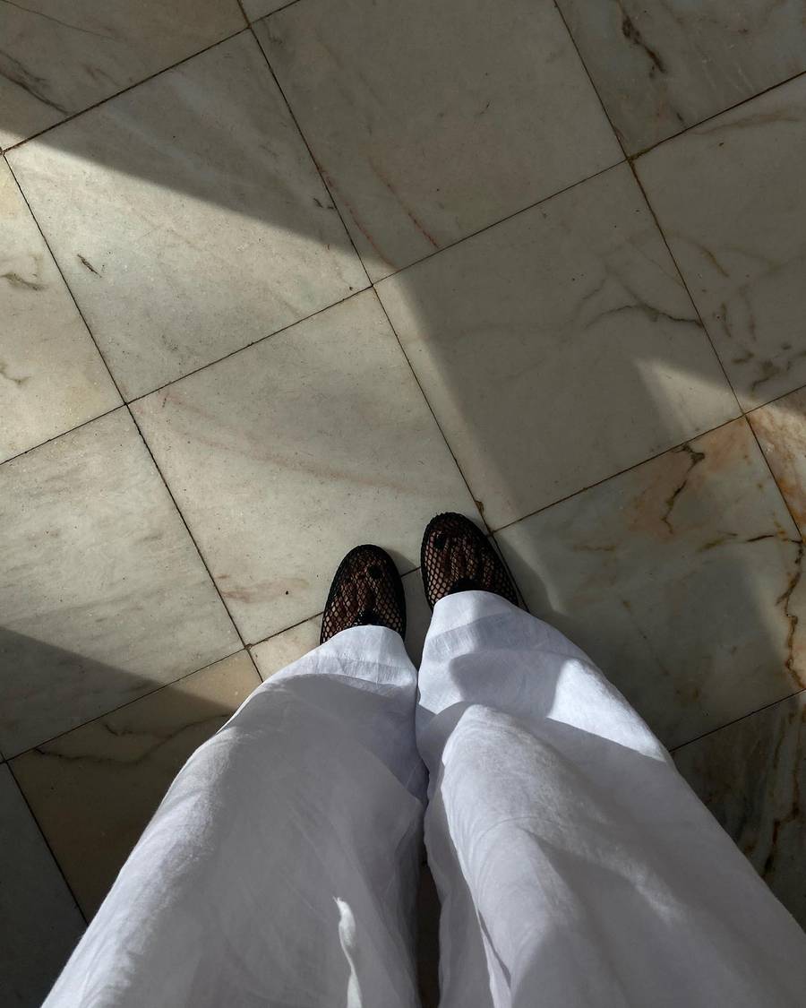 балетки прозрачные сетчатые купить