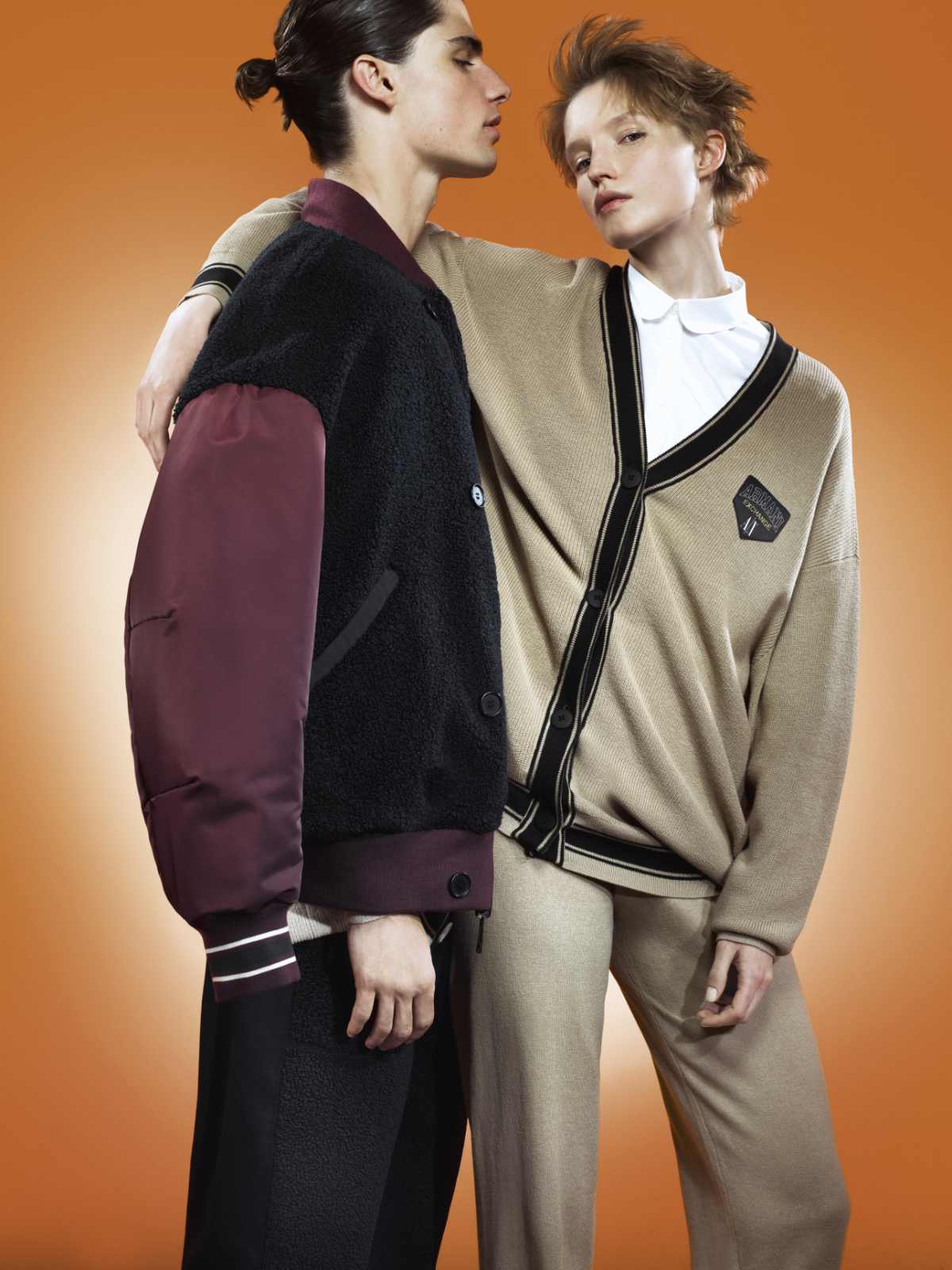 Казахстанская модель Armani Exchange