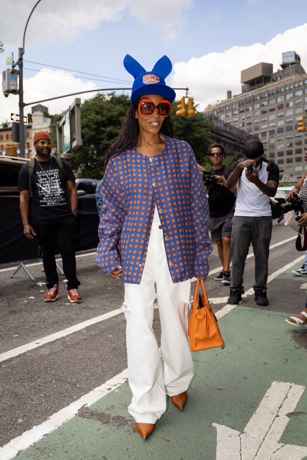 стритстайл  Недели моды в Нью-Йорке