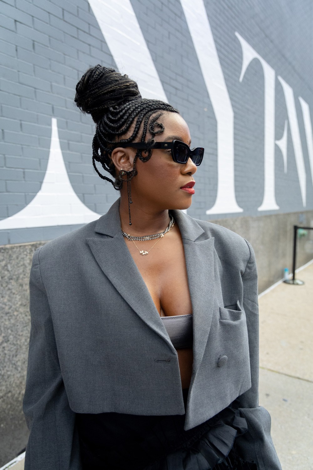 стритстайл  Недели моды в Нью-Йорке