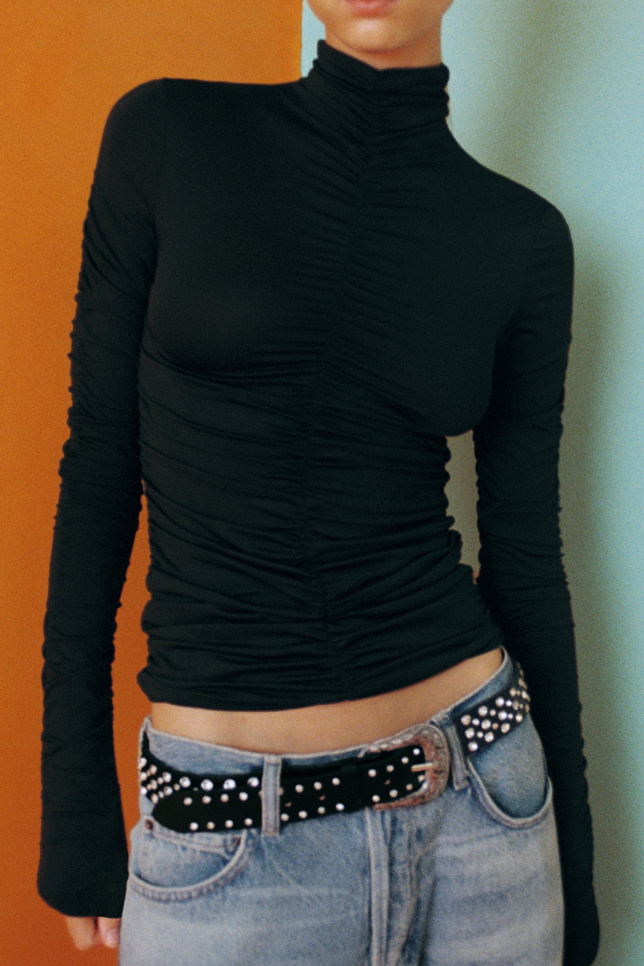 драпированный топ тренд