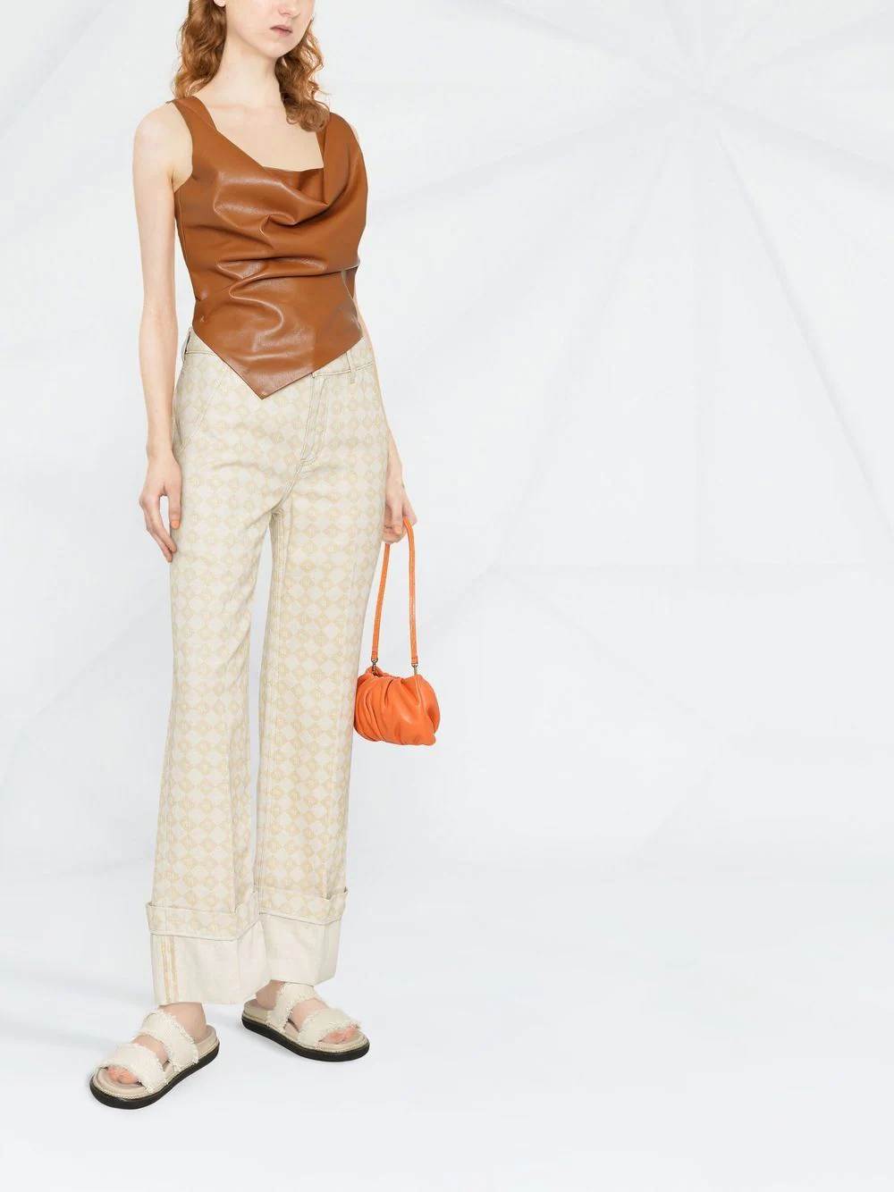 драпированный топ тренд