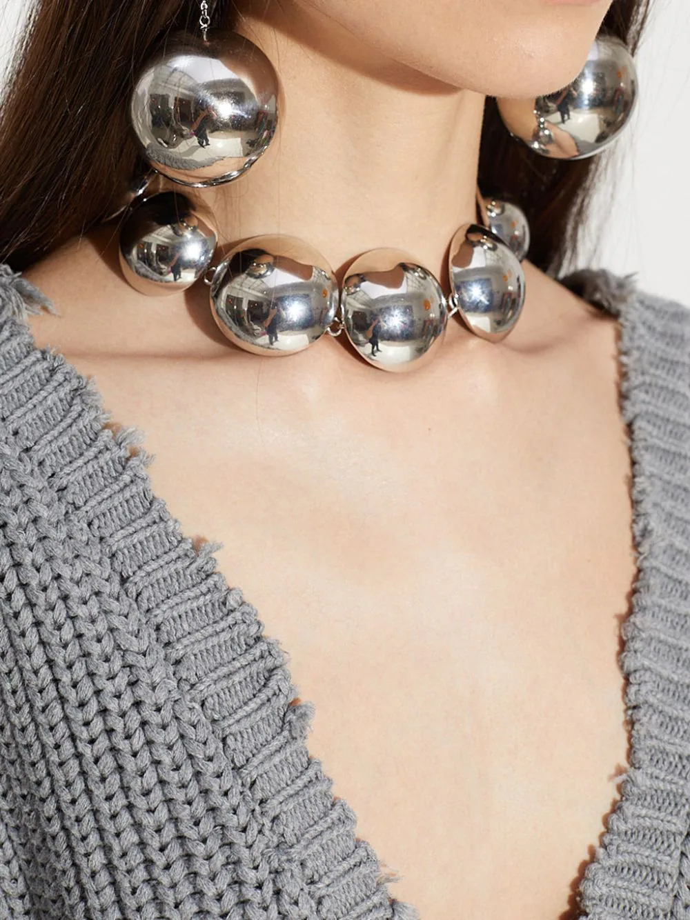 Массивные ожерелья тренд