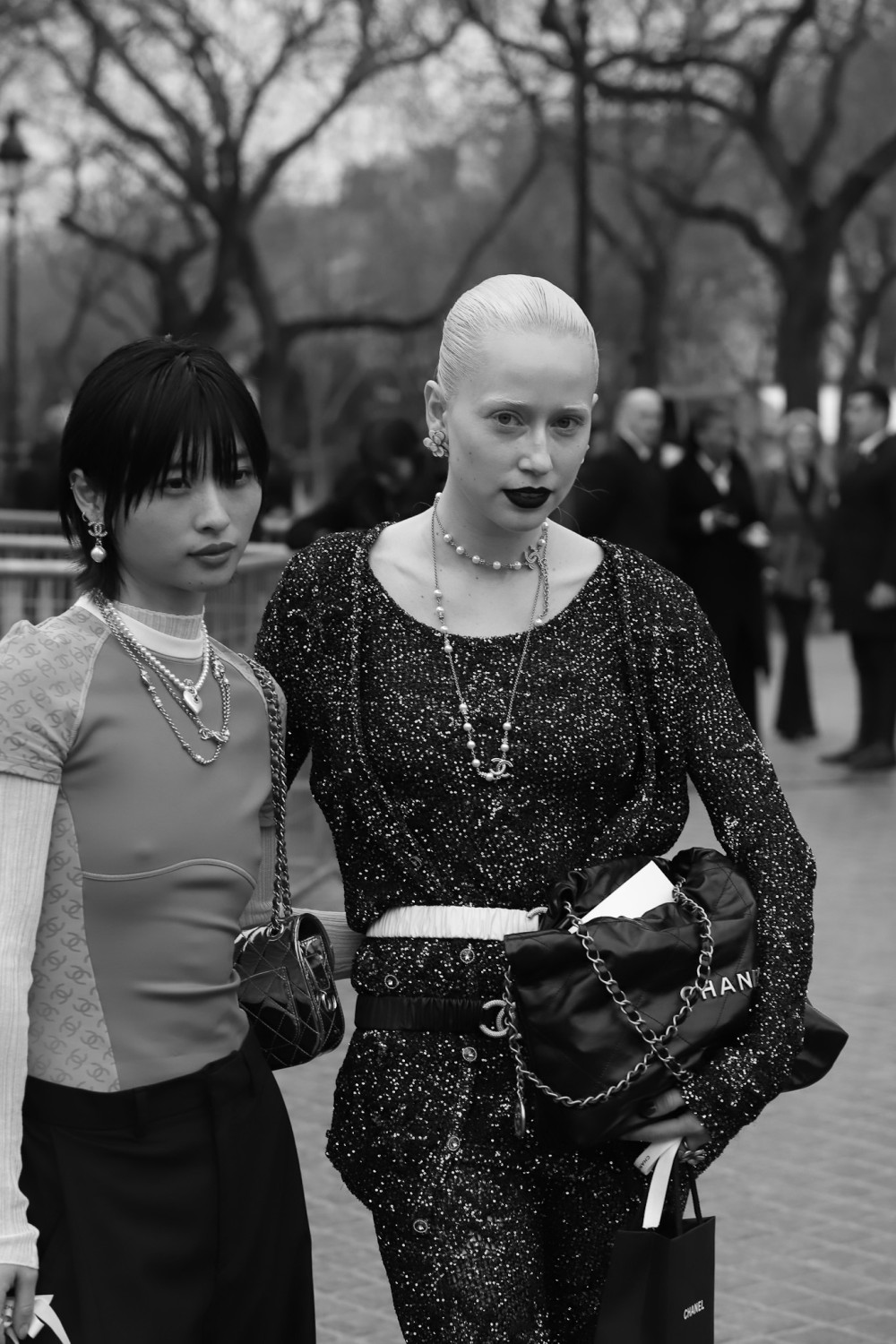 стритстайл образы Chanel