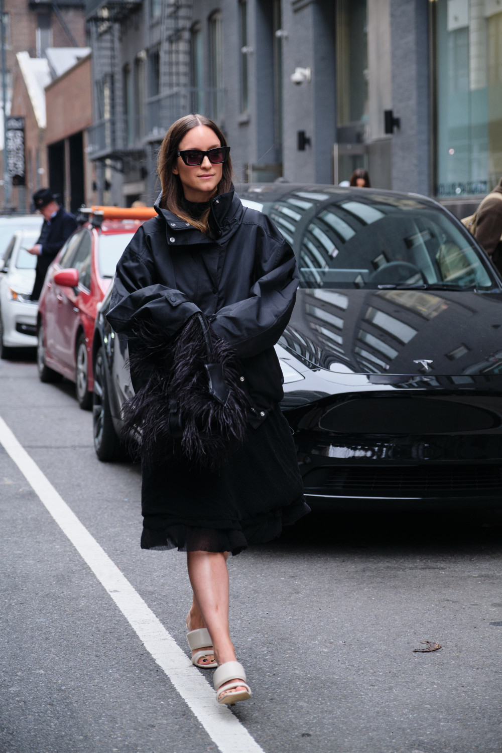 стритстайл Недели моды в Нью-Йорке