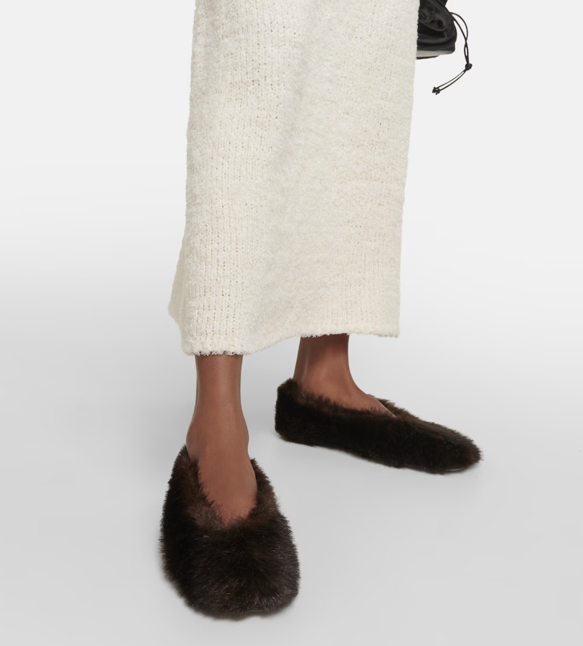 пушистые балетки где купить