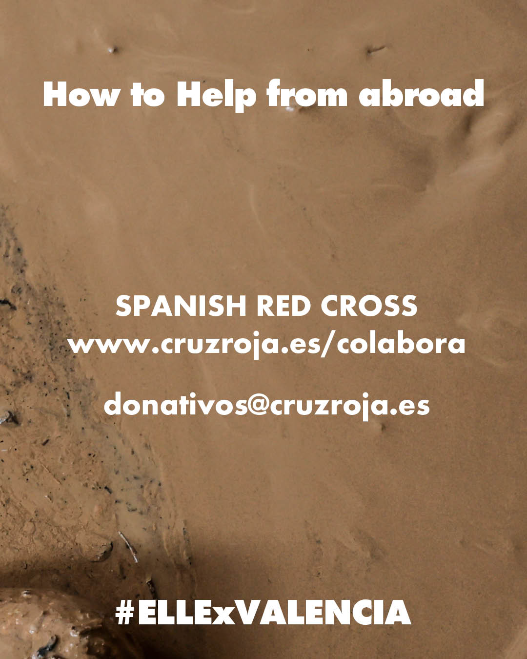 ELLE x Valencia: акция в помощь пострадавшим от разрушительного наводнения в Испании
