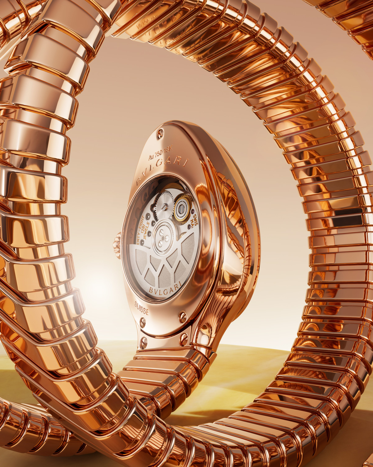 Serpenti Bvlgari механизм Lady Solotempo