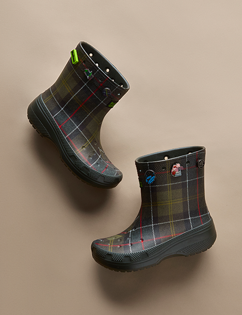 коллаборация Barbour Crocs