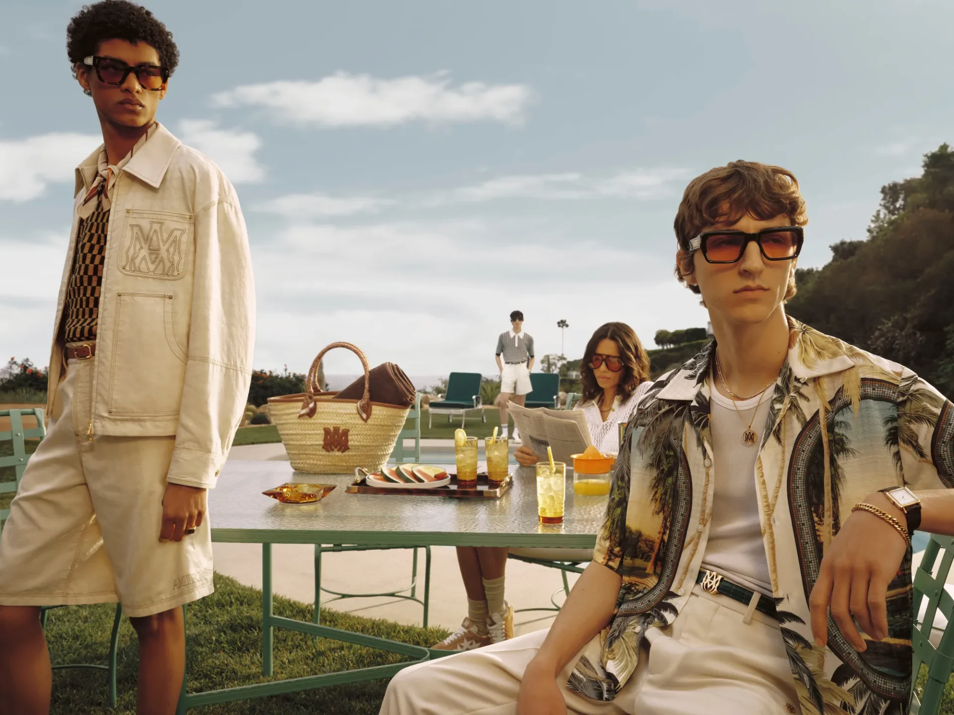 кампейн Amiri Pre-Fall 2025