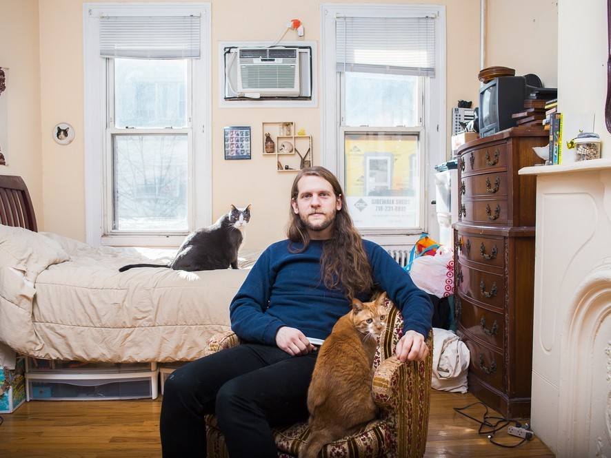 Мужчины с котами