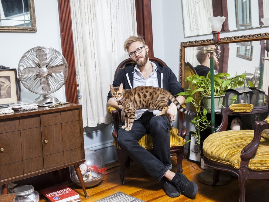 Мужчины с котами