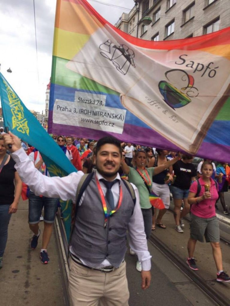 ЛГБТ активист Амир Шайкежанов
