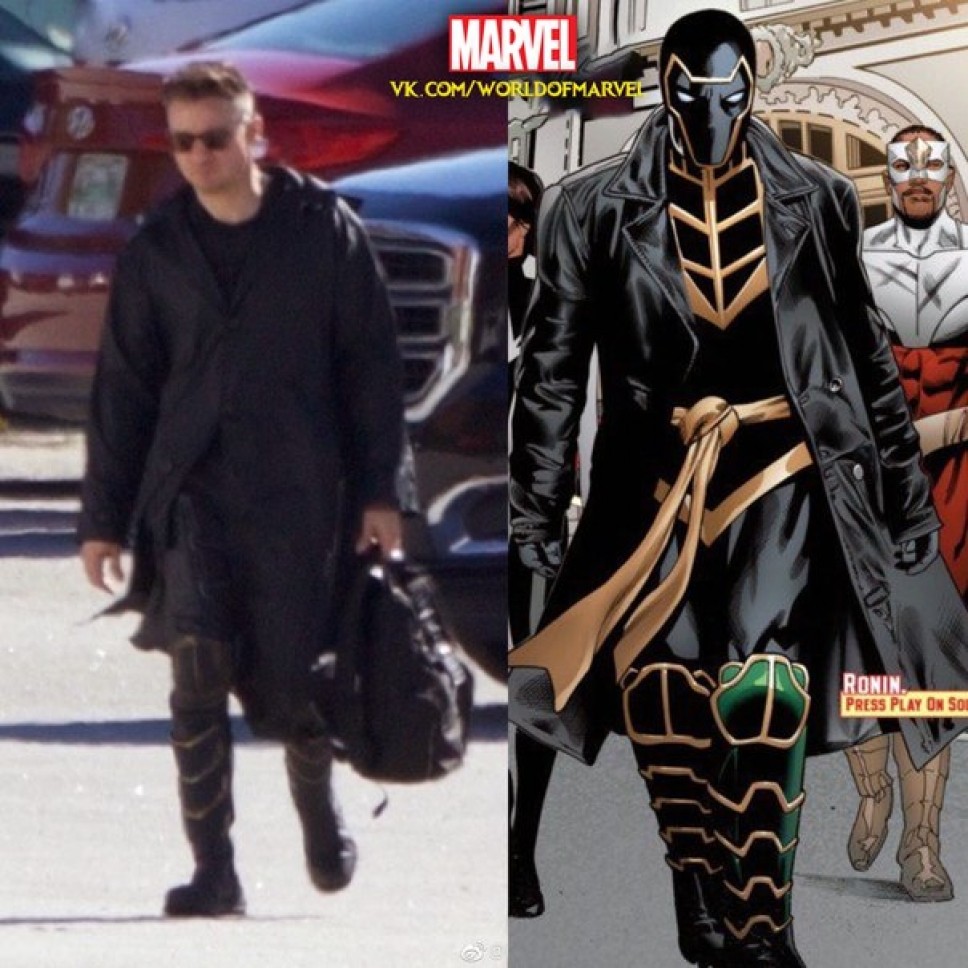 Клинт Бартон Джереми Реннер Соколиный глаз Ронин Marvel 