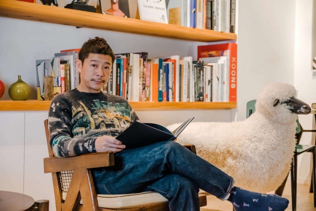 Юсаку Маэдзава лунный турист SpaceX BFR полет на Луну космический туризм