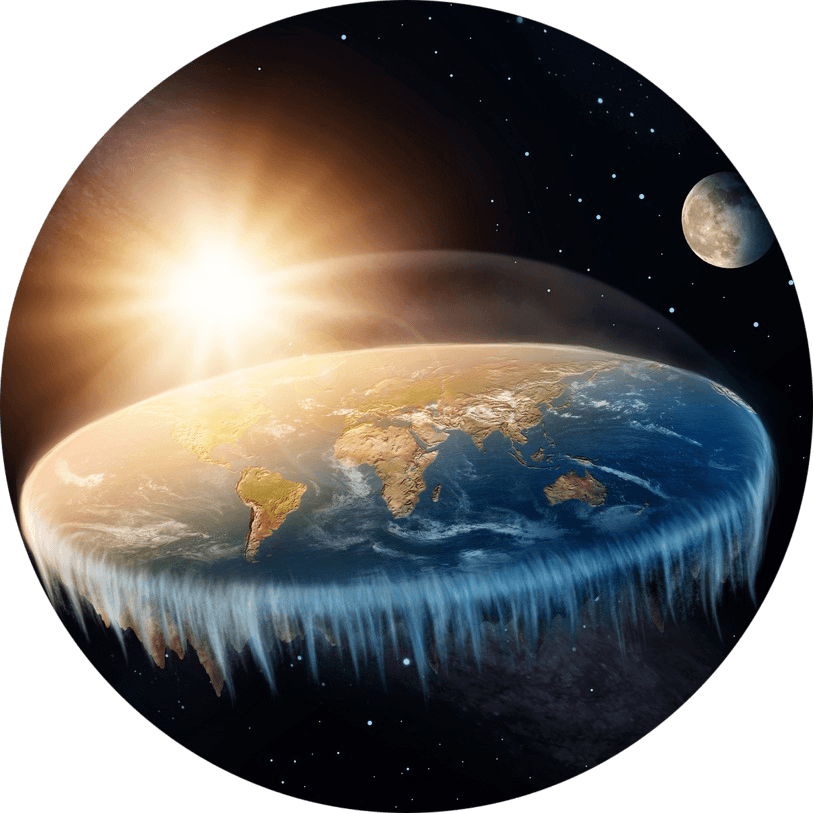 общество плоской земли теории заговоров