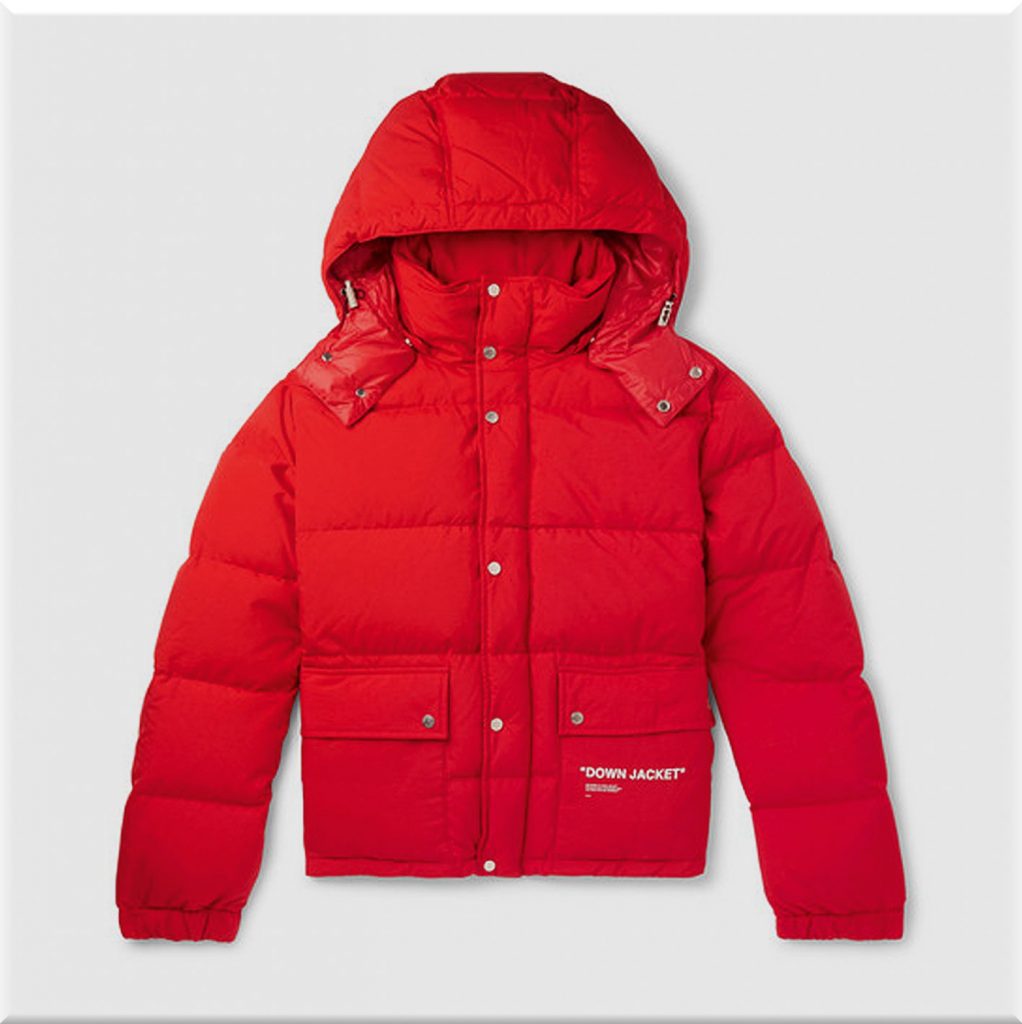 Что можно подарить куртка подарки декабрь январь зима off white