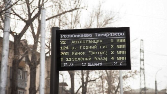 Алматы общественный транспорт расписание автобус