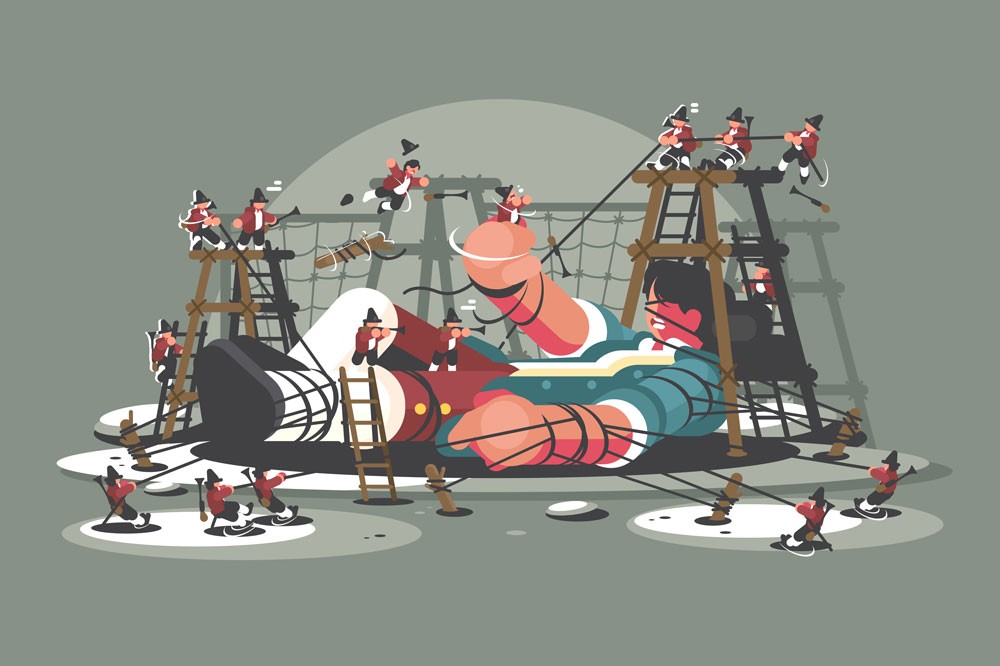 Путешествия Гулливера роман ошибки наука