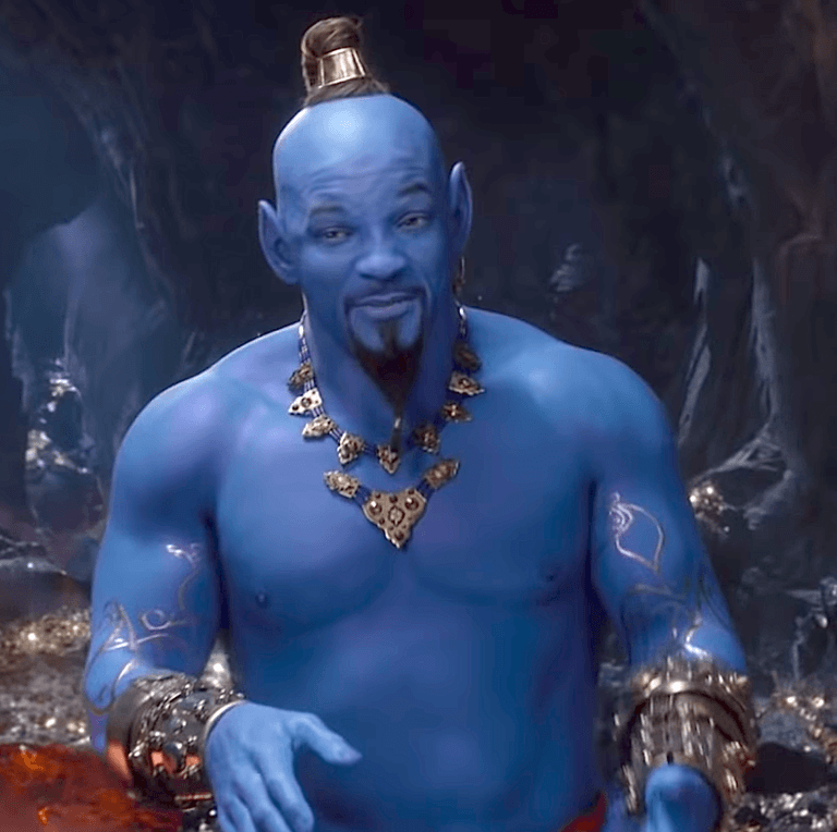 Аладдина Уилл Смит Джинн кино мультфильм 2019