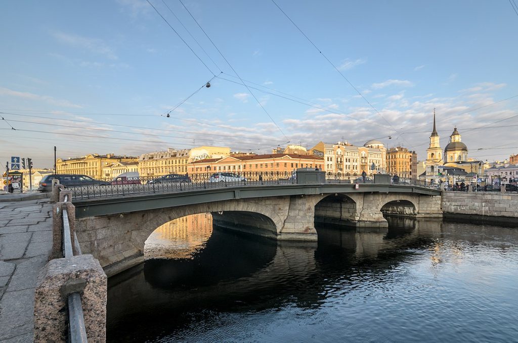 Питер ФМ путешествия Петербург Мост Белинского через Фонтанку