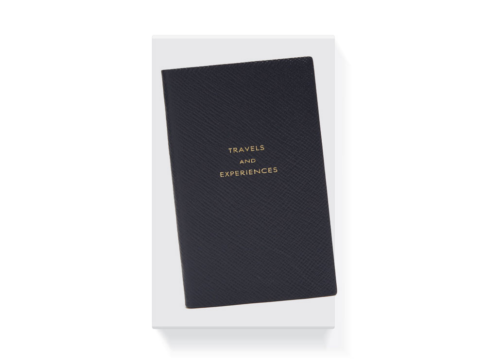 Smythson Travels and Experiences Записная книжка подарки апрель 2019 значимые даты презенты 