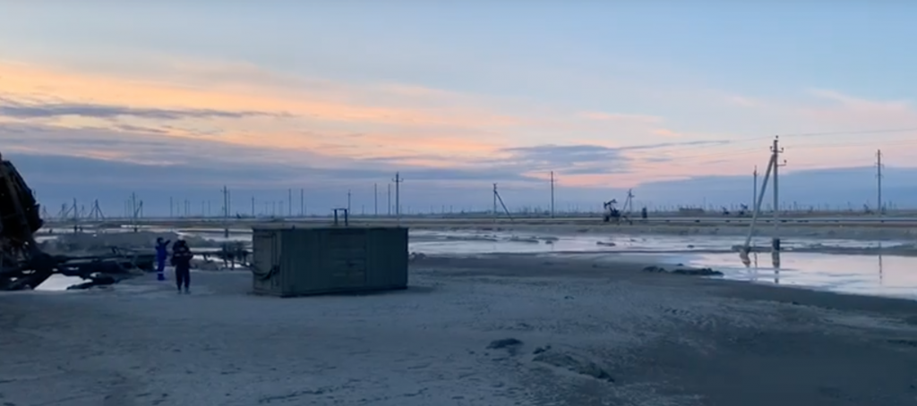 Каламкас месторождение нефть газ Казахстан пожар последствия