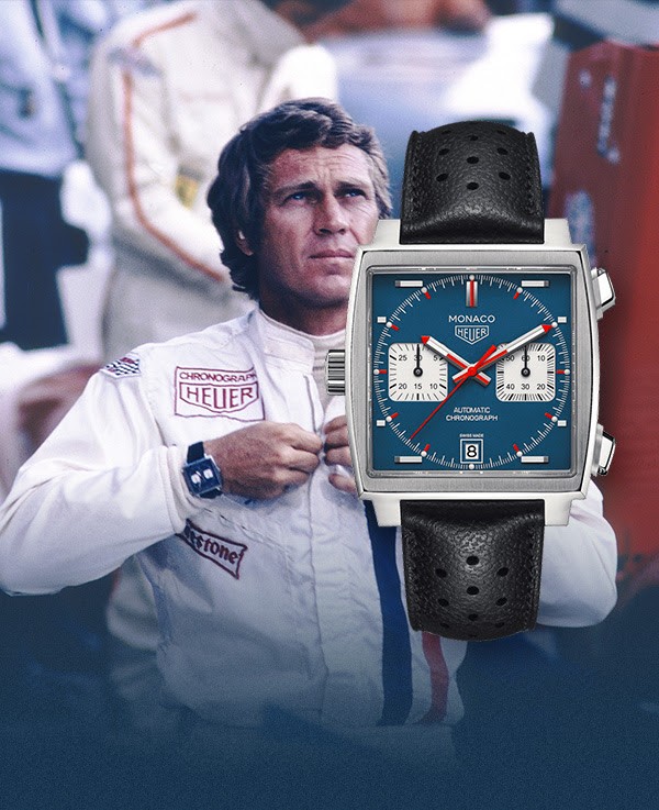 TAG Heuer Monaco 50-летие юбилей лимитированная коллекция 1970 часы аксессуары Стив Маккуин