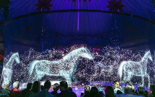 Цирк Ронкалли голограммы животных выступления